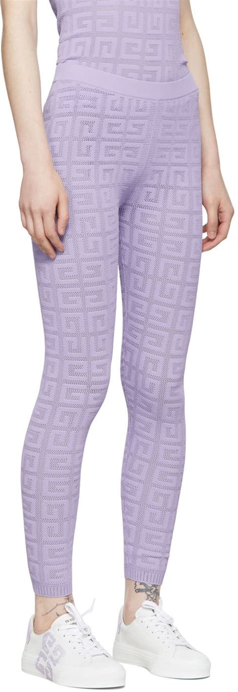 givenchy purple leggings|givenchy 4g leggings.